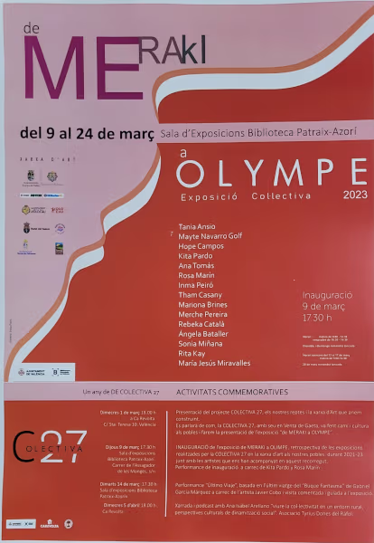 Catel de la exposición 'Olympe' Patraix