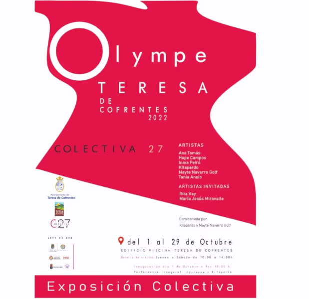 Catel de la exposición 'Olympe' Teresa de Cofrentes