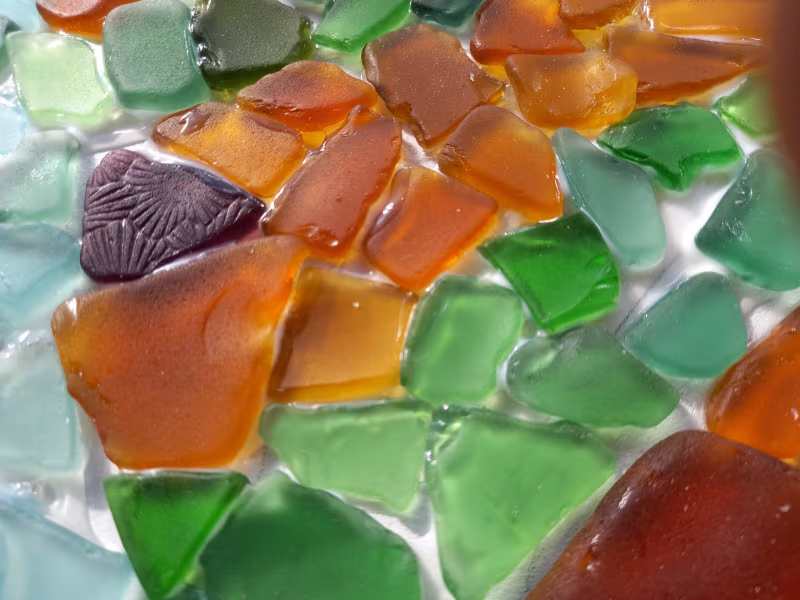 Foto de cristales de colores